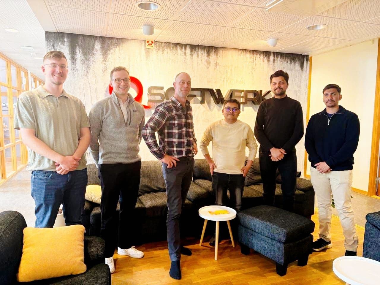 ClearScan team at the winning competition moment
