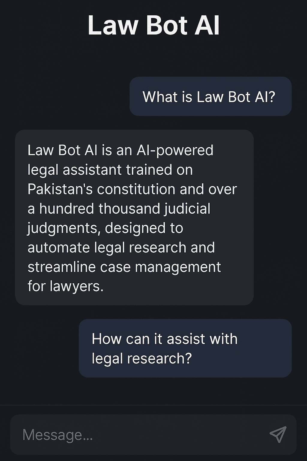 Law Bot AI